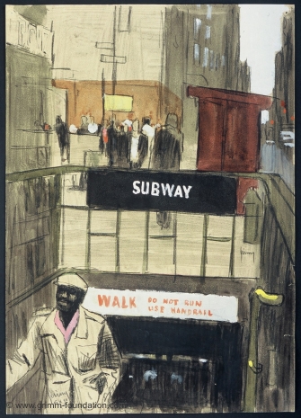 Gerd Grimm, Subway, New York 